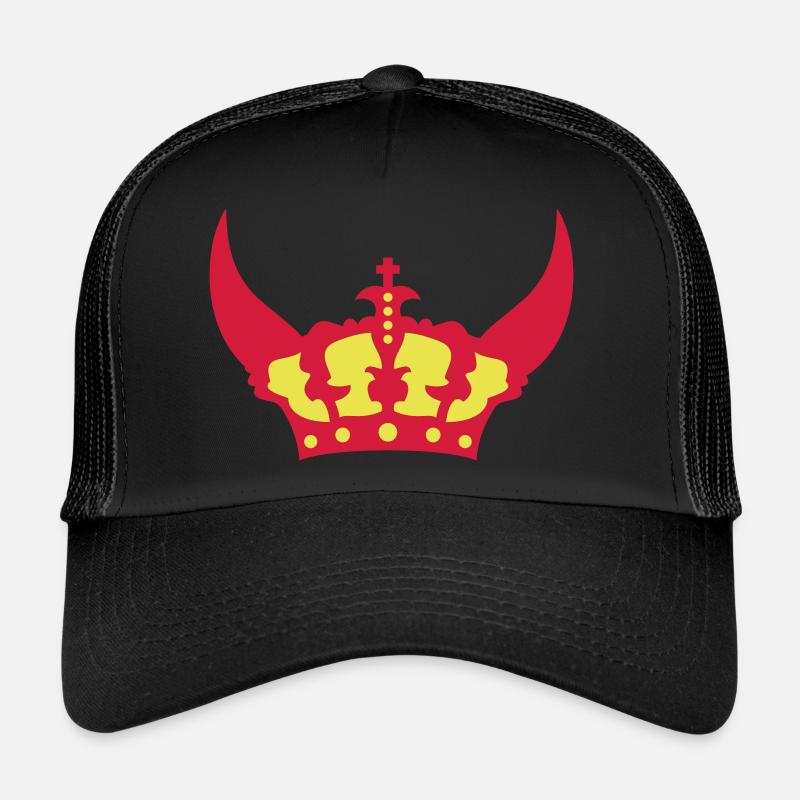 Cornes Couronne Religion Diable Casquette trucker 