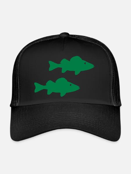Pisces - Trucker Cap - black/black - Front