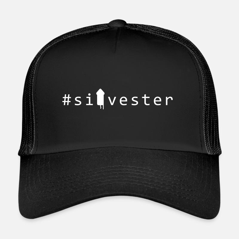 #silvester 07 - Trucker Cap - black/black