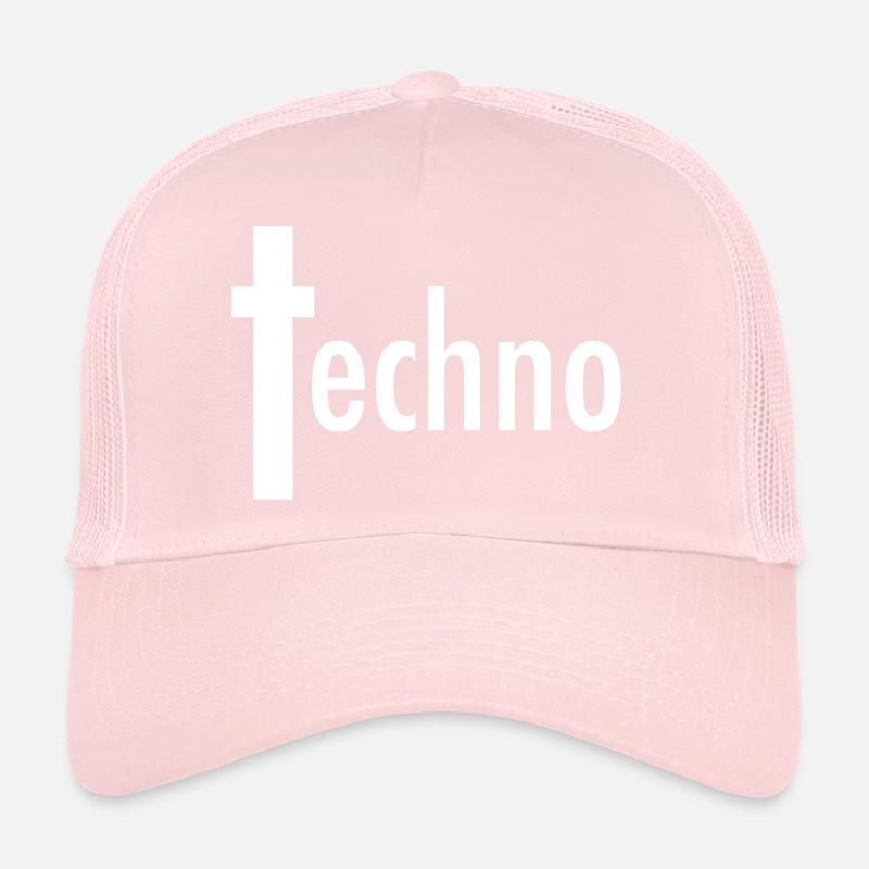Croix techno love Casquette trucker 