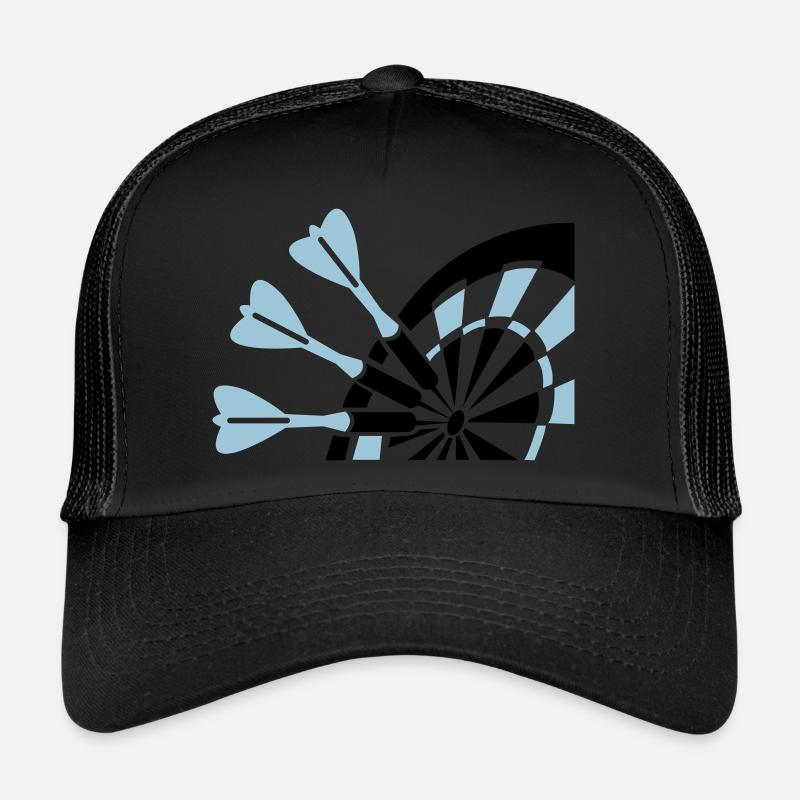 dart - Trucker Cap - Schwarz/Schwarz