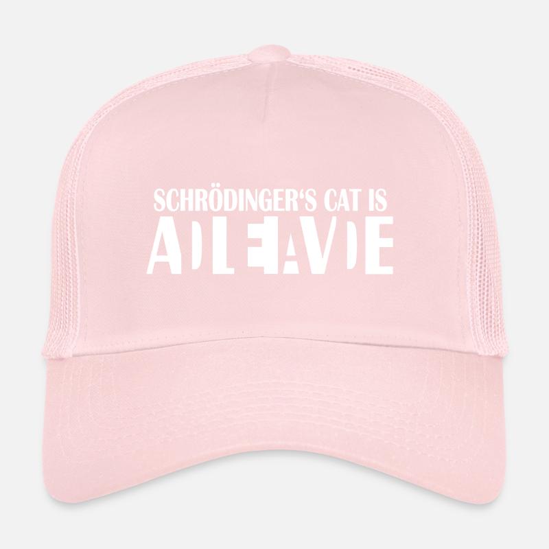 Le chat de Schrödinger est mort Le chat de Schroedinger Casquette trucker 