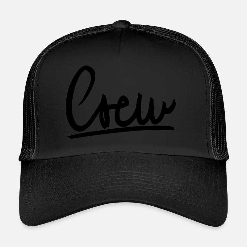 crew handwriting Trucker Cap