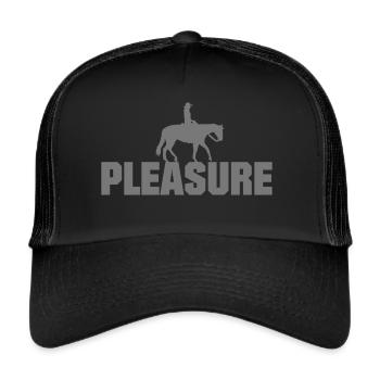 Pleasure westernhorse - Trucker Cap - black/black - Front