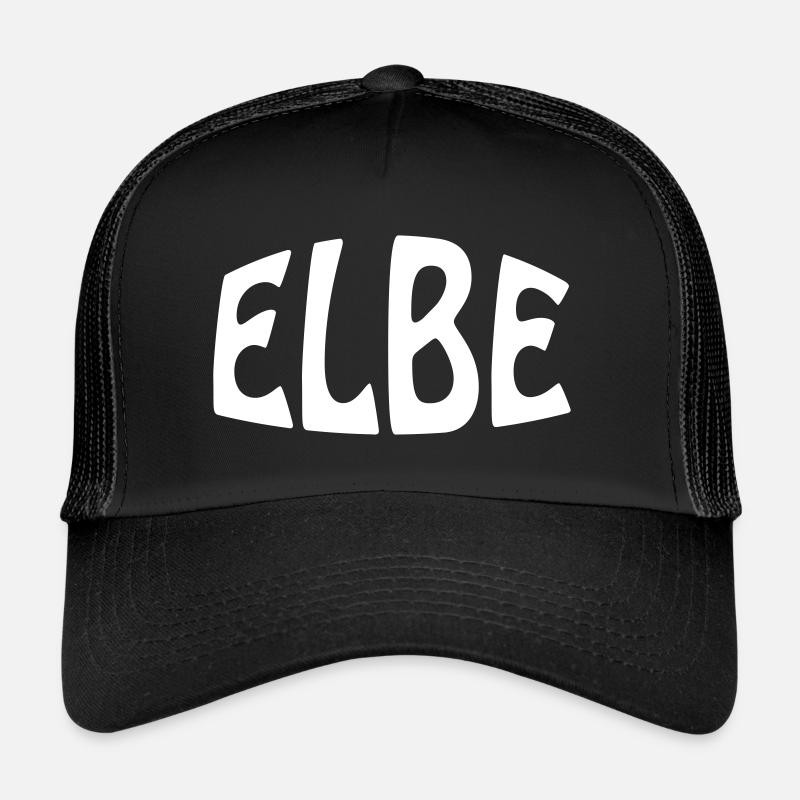 ELBE - Trucker Cap - Schwarz/Schwarz