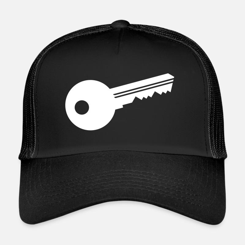 Schlüssel - Trucker Cap - Schwarz/Schwarz