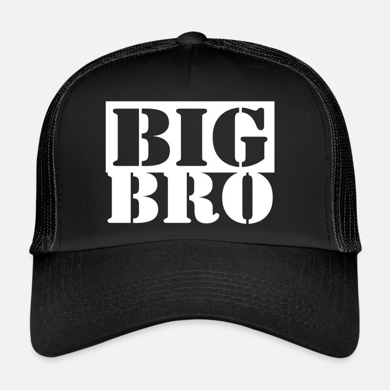 BIG BRO - LIL BRO partner look - Trucker Cap - black/black