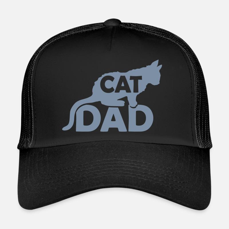 Logo Design Chat Papa Casquette trucker 