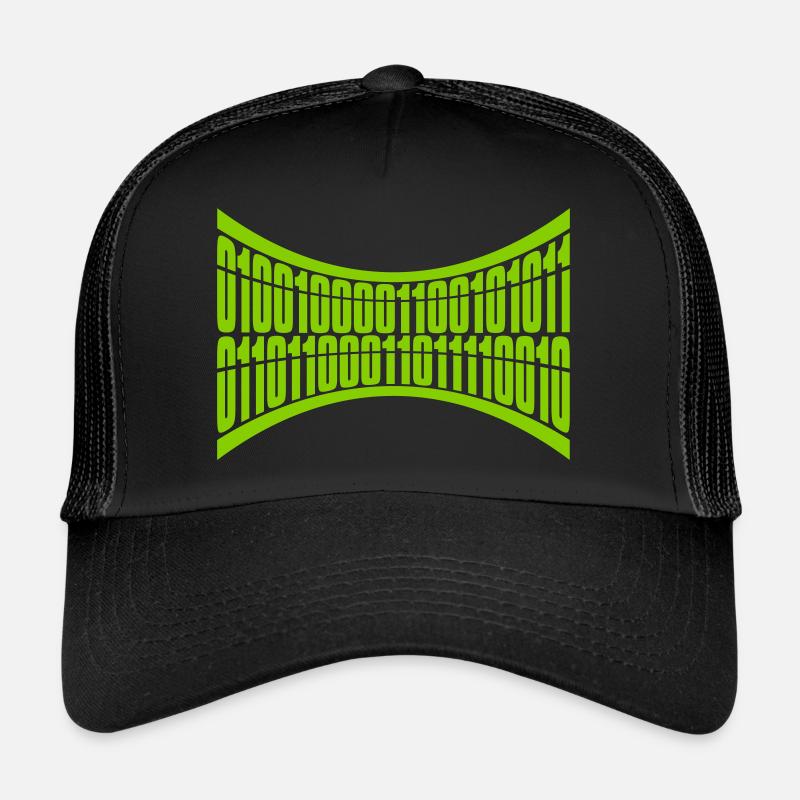 Langage de programme de code binaire Casquette trucker 
