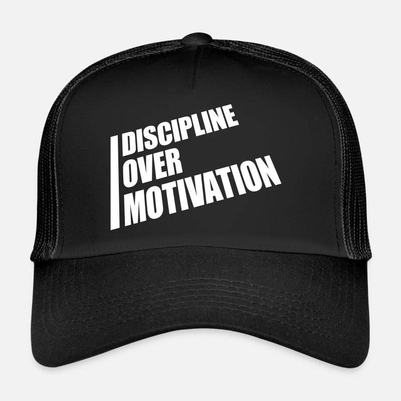 Citation de discipline sur la motivation Casquette trucker 
