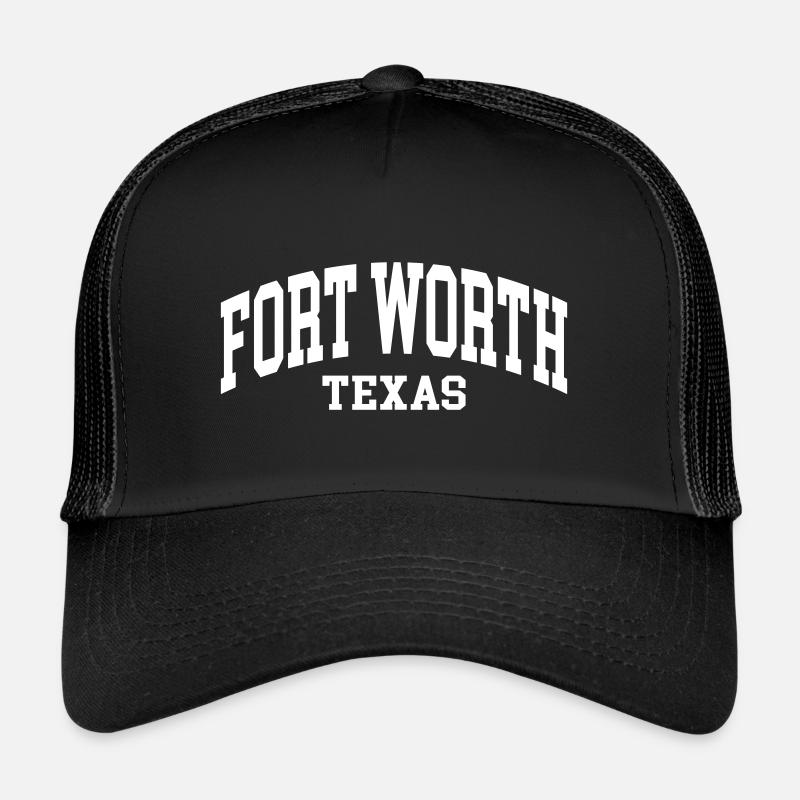 Fort Worth - Casquette trucker  - noir/noir