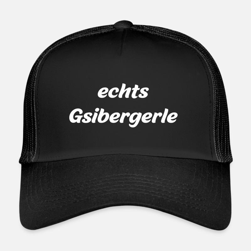 echts Gsibergerle - österreichischer Dialekt Trucker Cap