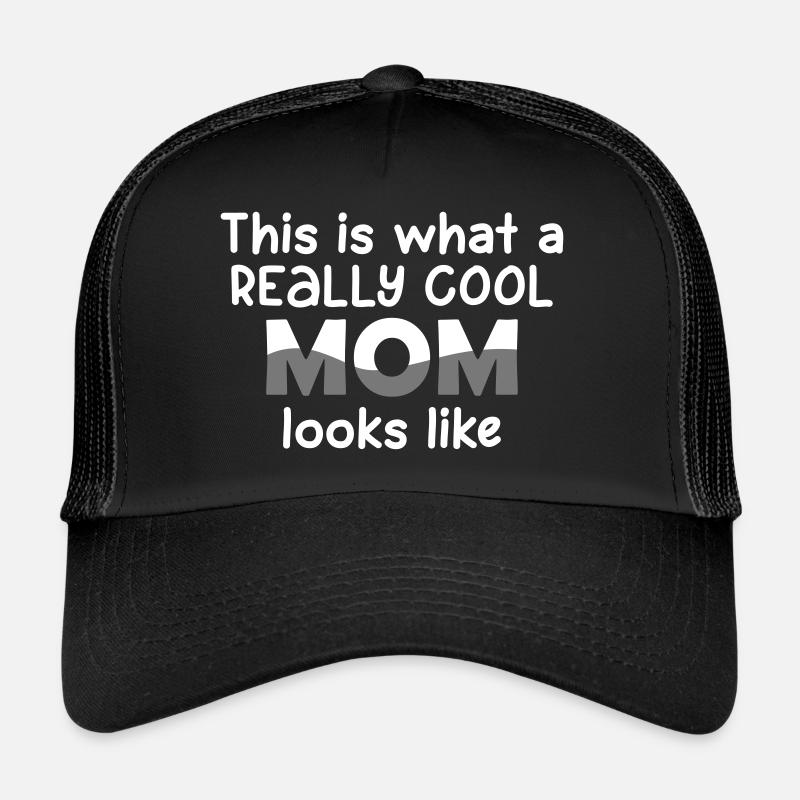 Really Cool Mom - Trucker Cap - black/black