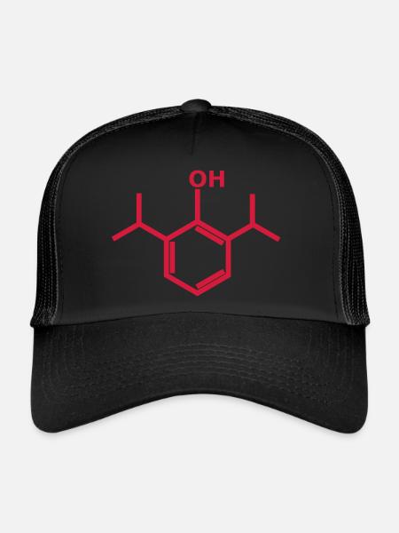Propofol - Trucker Cap - black/black - Front