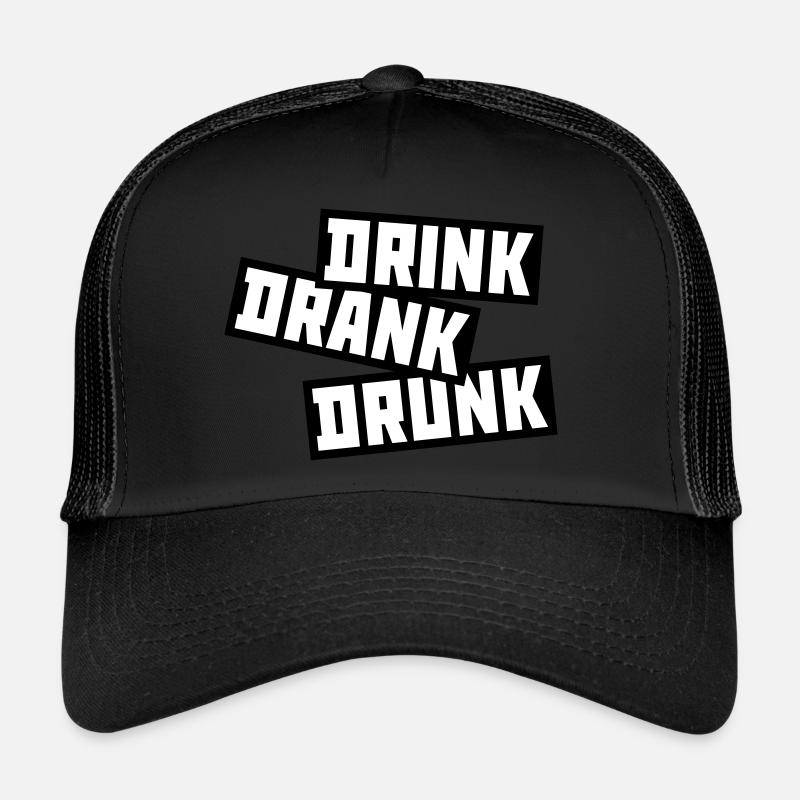 boire bu ivre citation Casquette trucker 