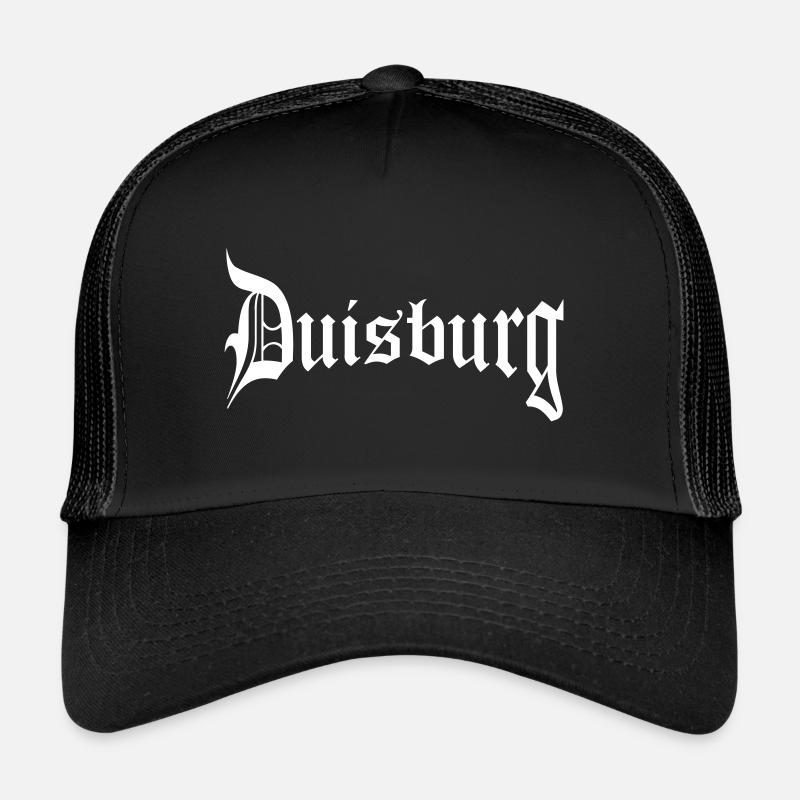Duisburg - Trucker Cap - Schwarz/Schwarz