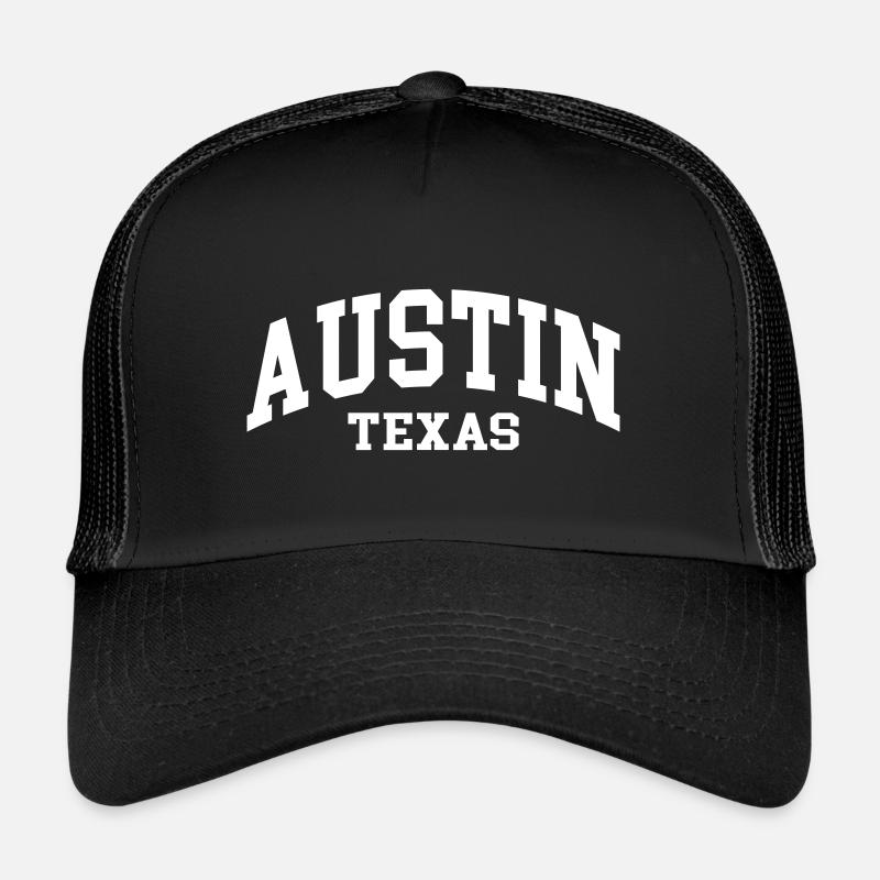 Austin - Trucker Cap - Schwarz/Schwarz