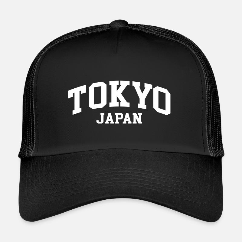 Tokyo - Trucker Cap - Schwarz/Schwarz