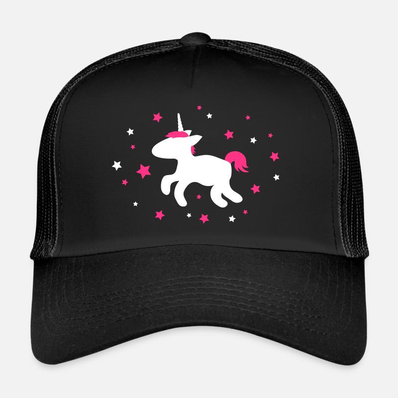 cute unicorn with stars Trucker Cap