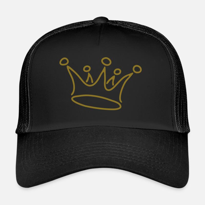 crown gold Trucker Cap