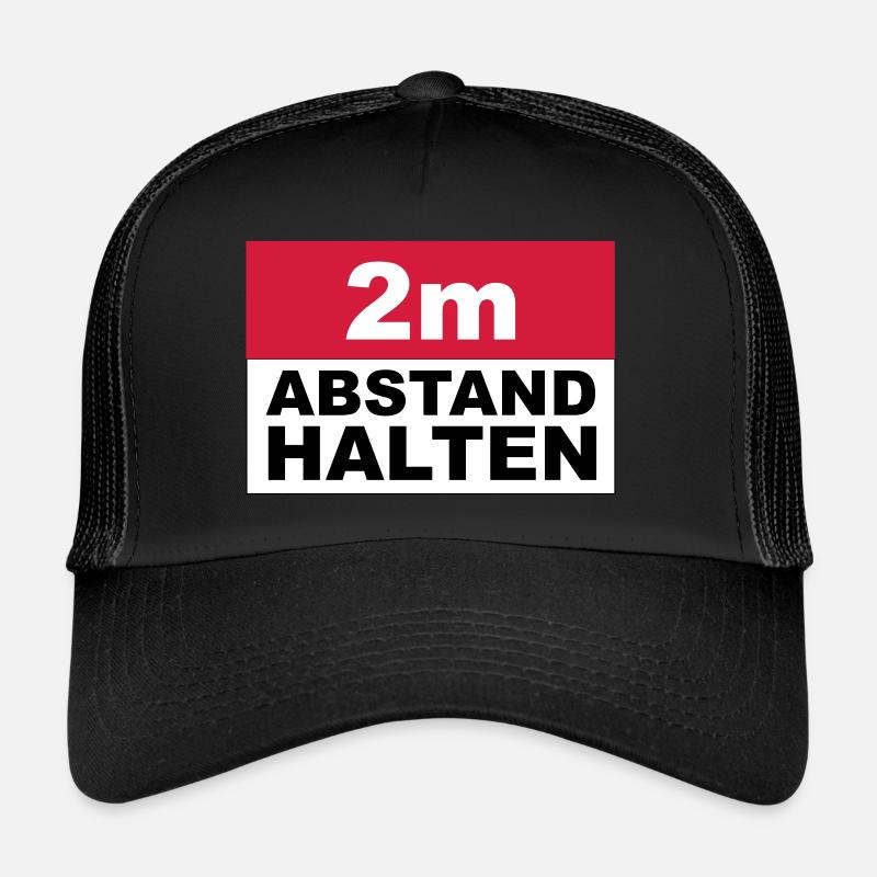 2m Abstand halten Trucker Cap