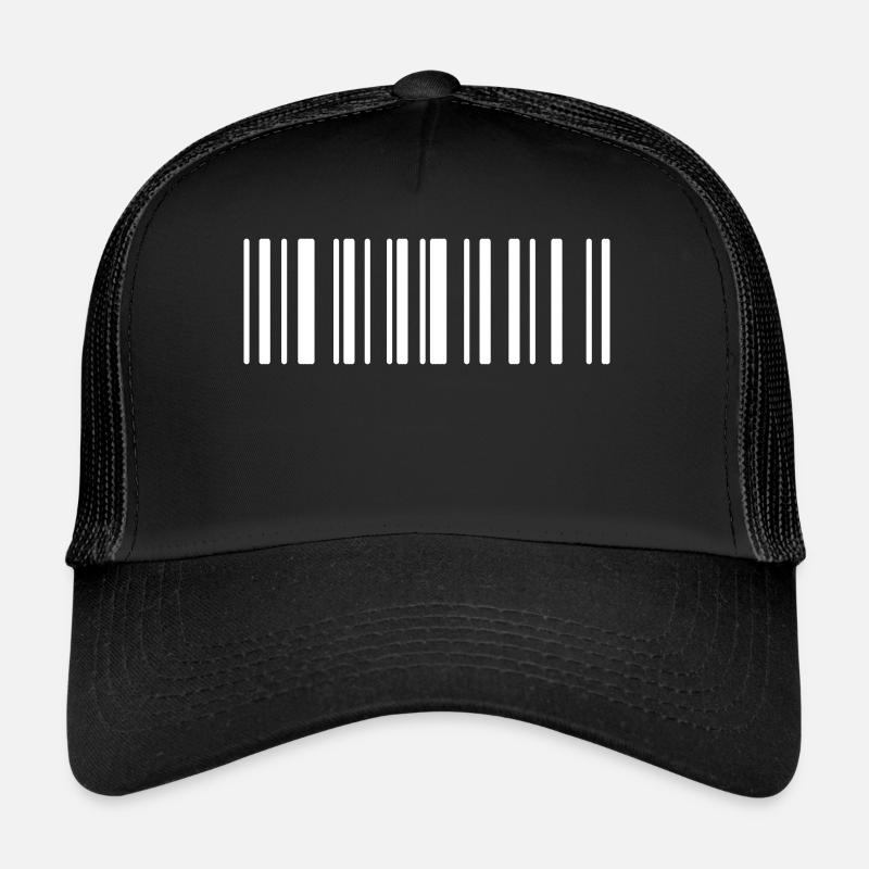 Barcode - Casquette trucker  - noir/noir