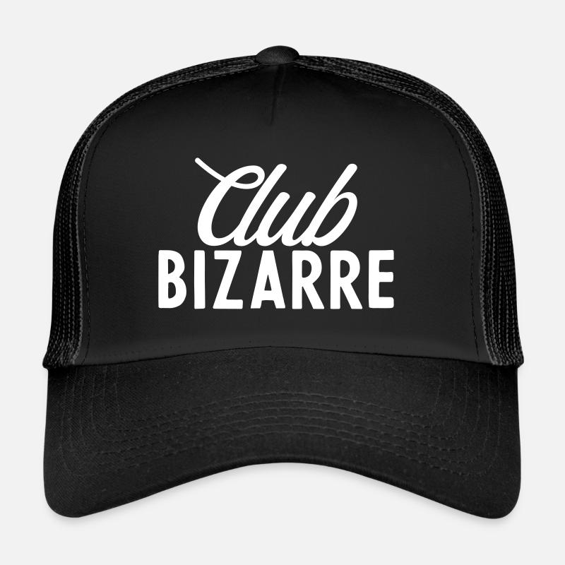 Typographie Club Bizarre Casquette trucker 