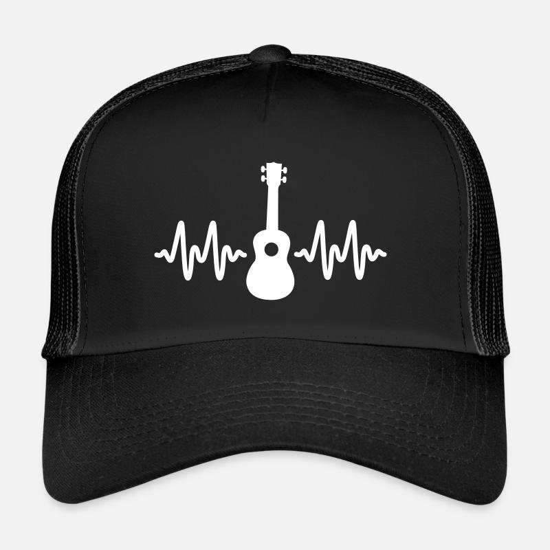 guitare - Casquette trucker  - noir/noir
