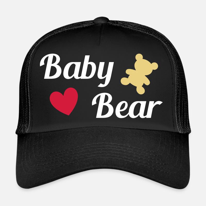 ★ Designfarben änderbar ★ Baby bear (Bär, Herz) Trucker Cap
