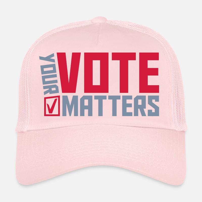 votre vote compte citation Casquette trucker 
