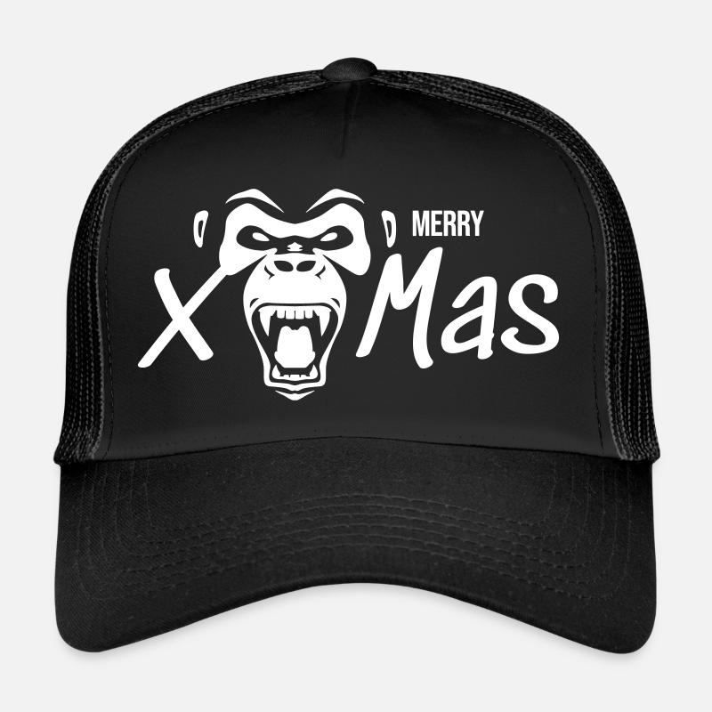 Merry X Mas Gorille Casquette trucker 