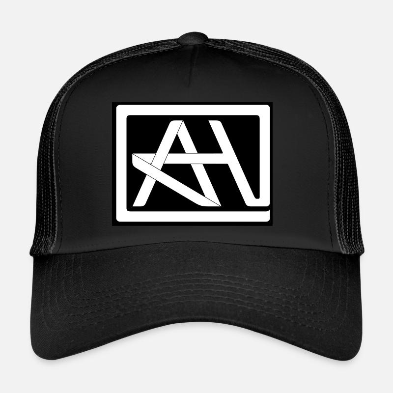 Aaron's Design - Rectangular - Trucker Cap - black/black