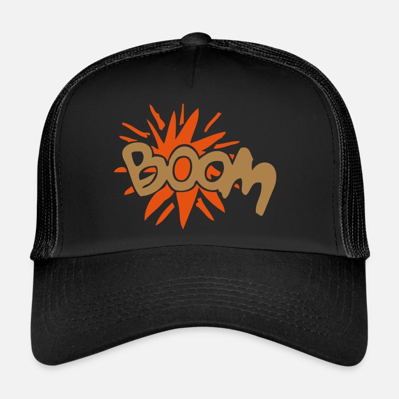 boom explosion Trucker Cap