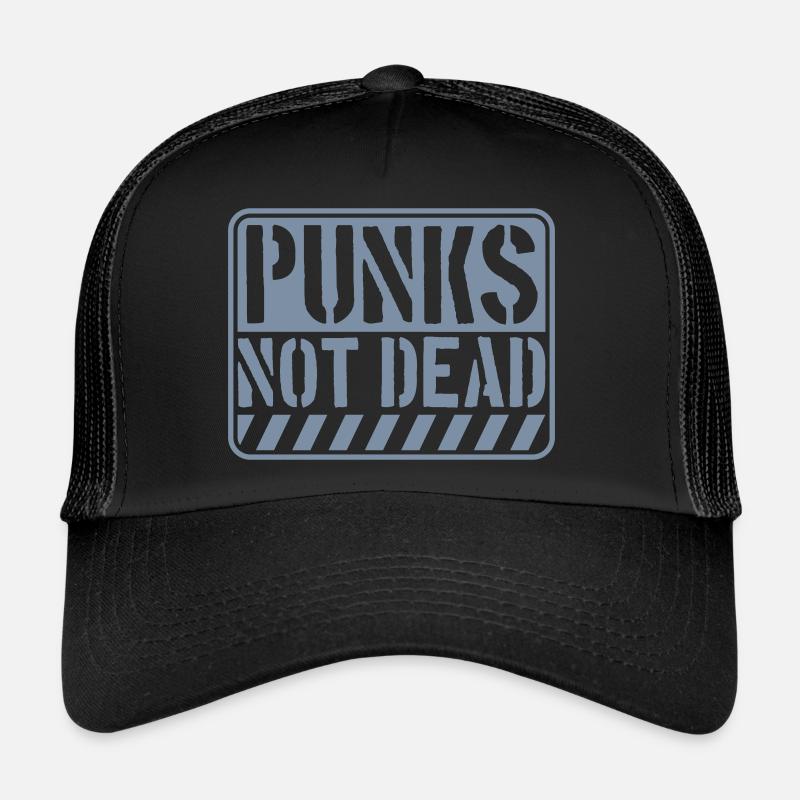 punks not dead Zitat Trucker Cap