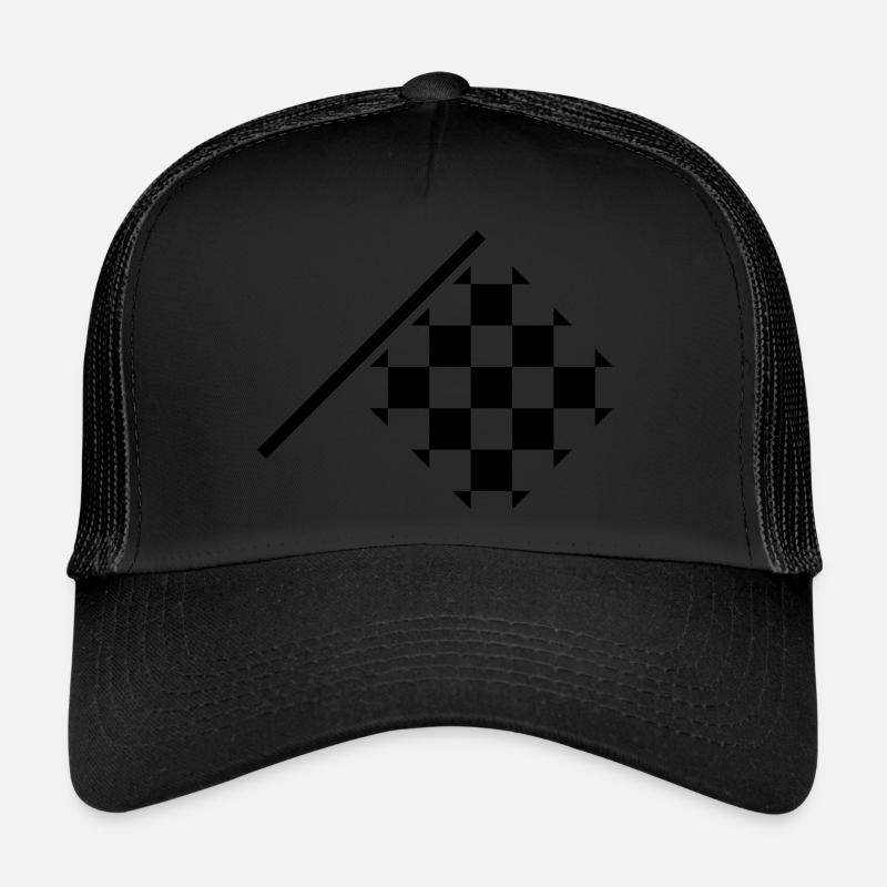 Checkered flag offside - Customizable Trucker Cap