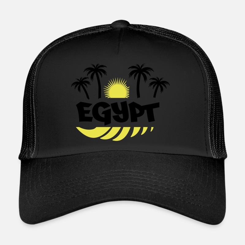 Égypte - Casquette trucker - noir/noir