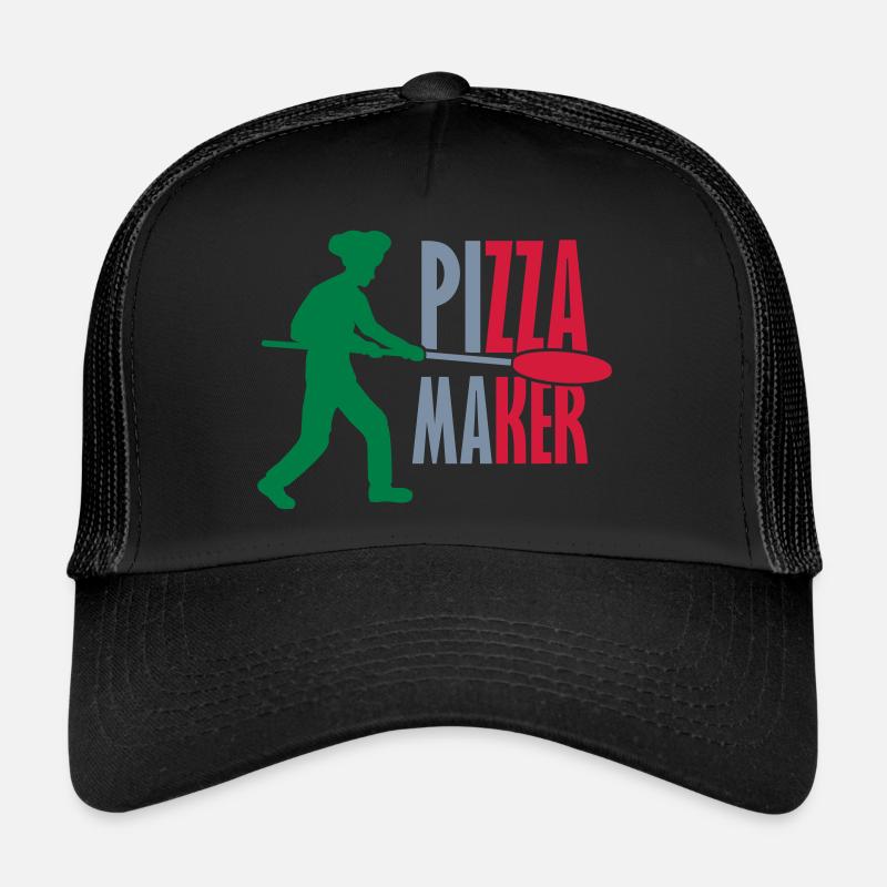 Pizzaiolo Pizza Pusher - Cappellino sportivo - nero/nero