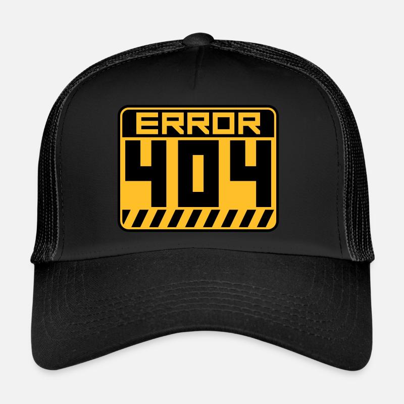 Avertissement d’erreur 404 Shield Casquette trucker 