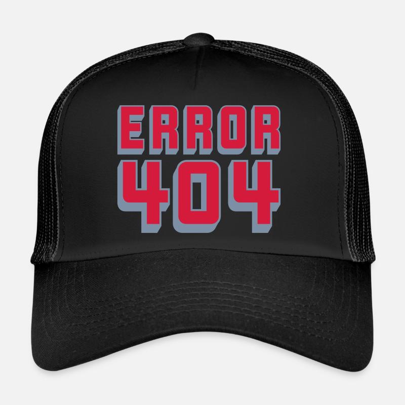 Erreur de problème de connexion 404 Casquette trucker 
