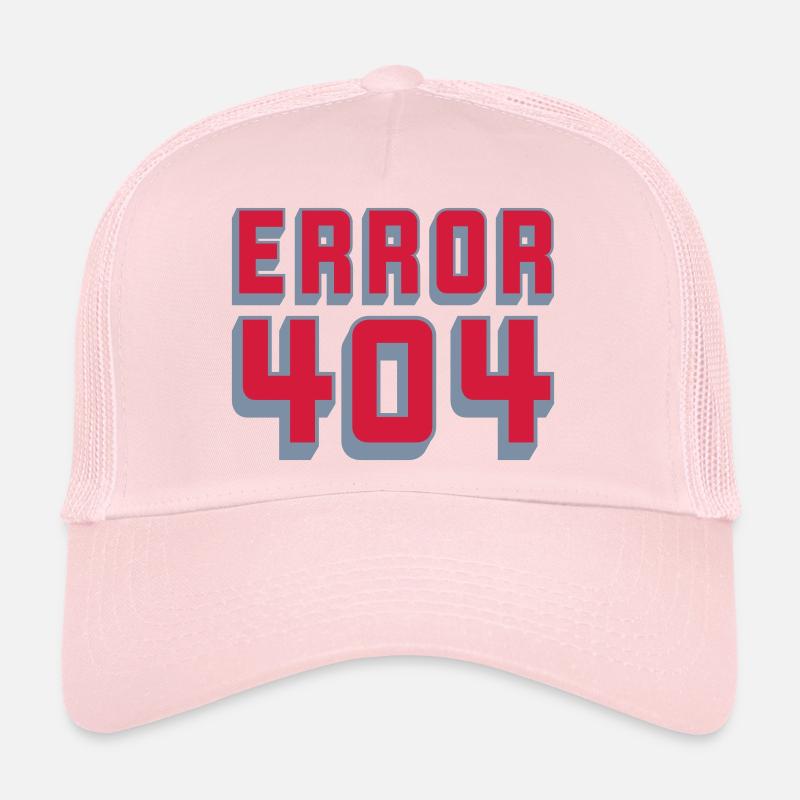 Erreur de problème de connexion 404 Casquette trucker 