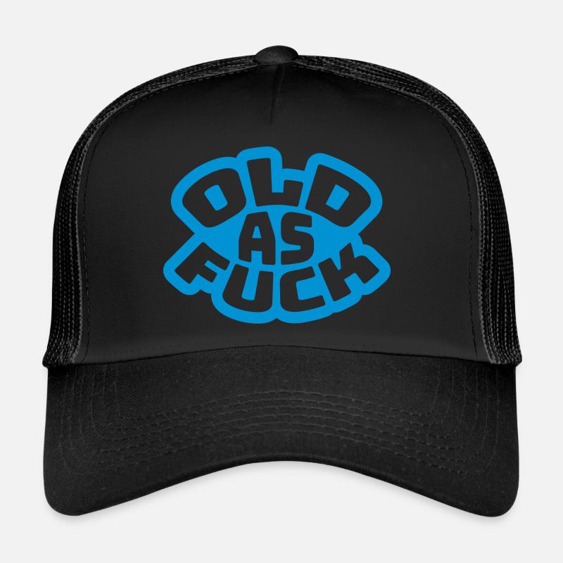 ancien logo de texte AF Casquette trucker 