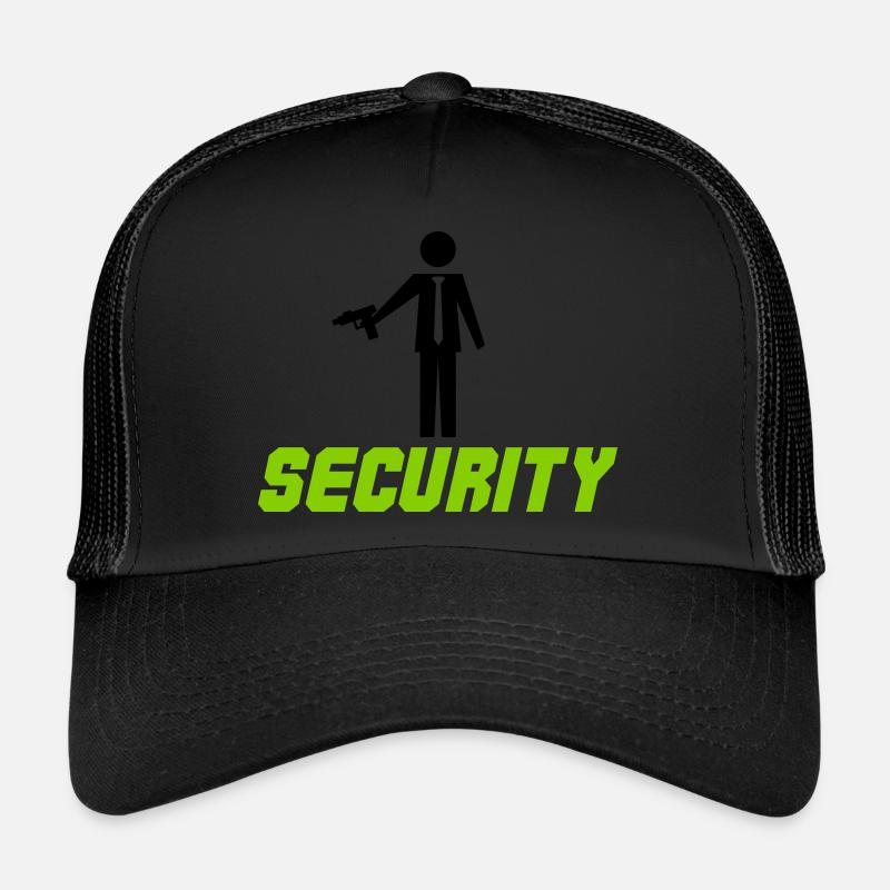 Security Design Trucker Cap