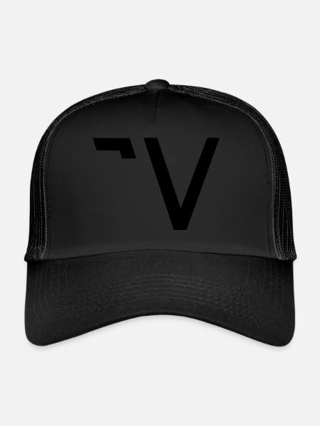 VAURIEN svg - Trucker Cap - black/black - Front