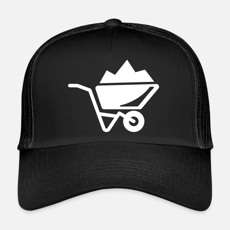 Brouette de sable - Casquette trucker  - noir/noir