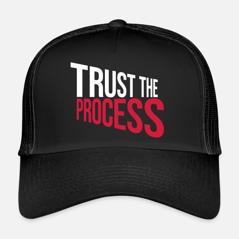 trust the process Quote Trucker Cap