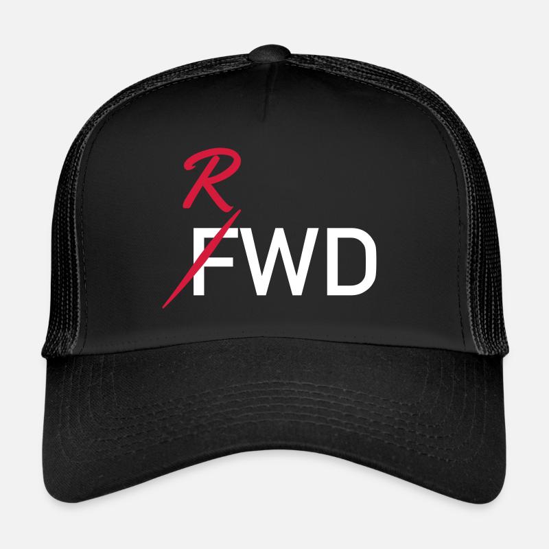 Dérive de la dérive de la propulsion arrière RWD - Casquette trucker  - noir/noir