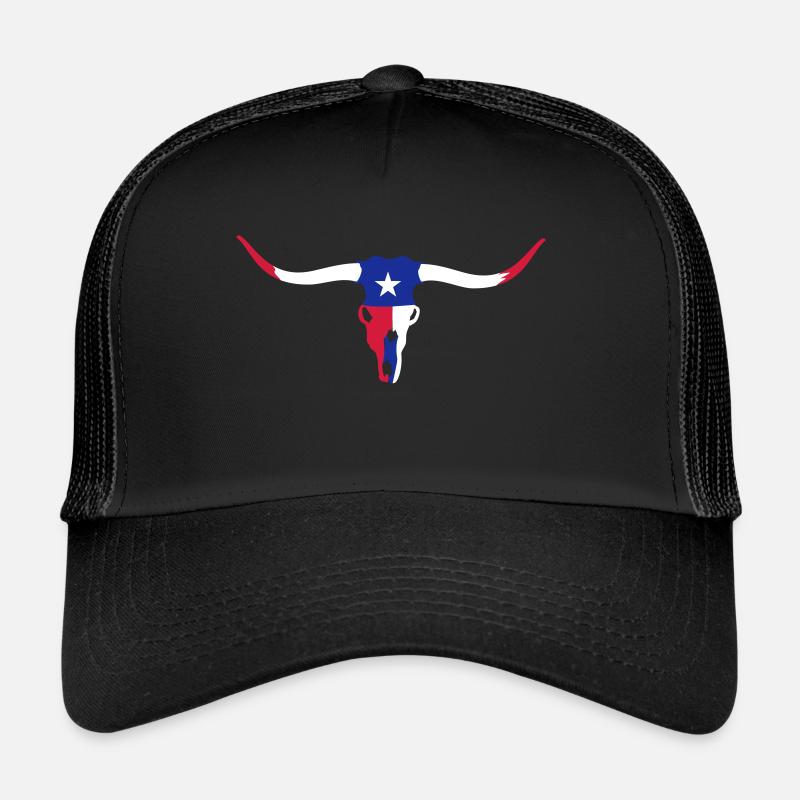 texas longhorn skull / Rinderschädel (3c) Trucker Cap