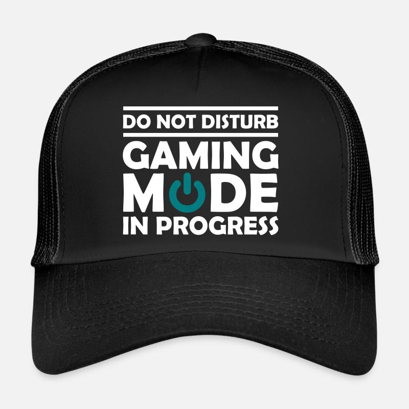 Gaming Mode In Progress - Trucker Cap - Schwarz/Schwarz