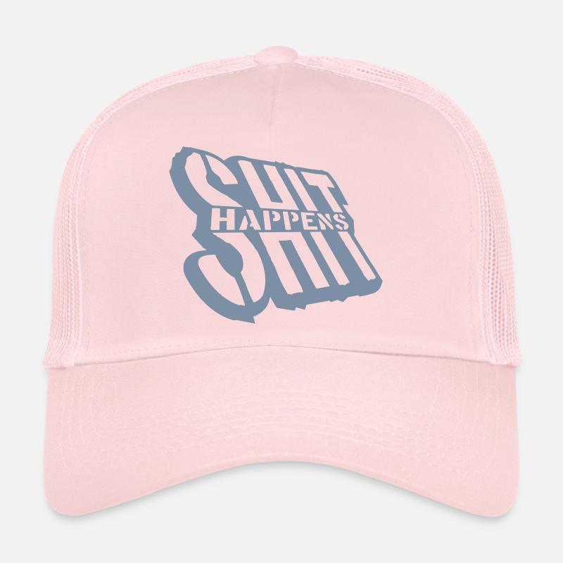 Blague Merde arrive Humour Casquette trucker 