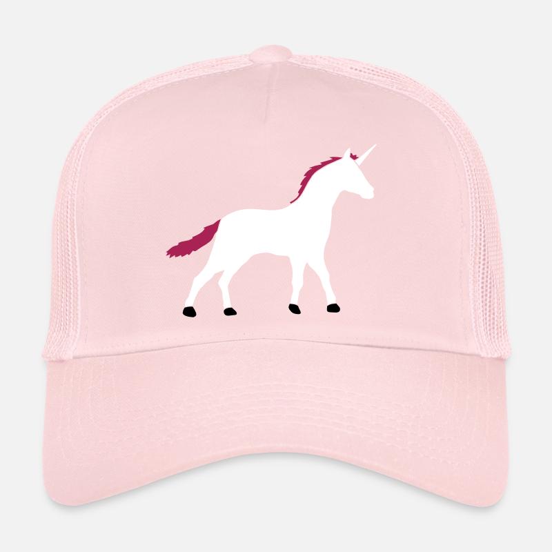 Ombre contour de silhouette de licorne Casquette trucker 